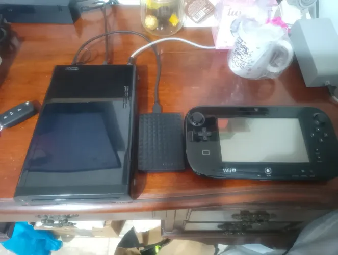Nintendo Wii U preto completo