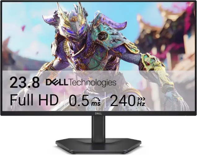 Monitor Gamer Dell, 24 Pol, Full HD, IPS, 240Hz, 0.5ms GtG, 300nits, 12x 76,01