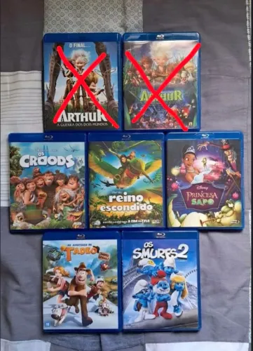 Filmes infantis originais em blu-ray