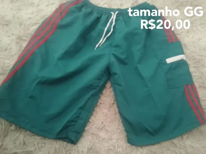 Promoção shorts tamanho GG em Tactel
