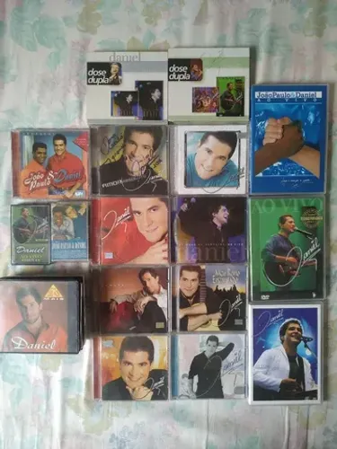 Coleção CDs e DVDs cantor Daniel