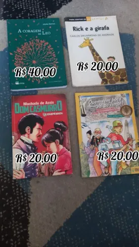 Livros infantis e clássicos da literatura brasileira - R$20,00 cada!