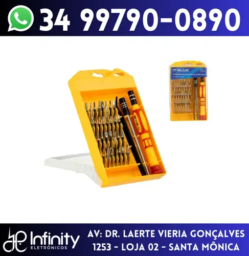 Kit Jogo de Chaves Ferramentas de Precisão 32 Peças Le-1943