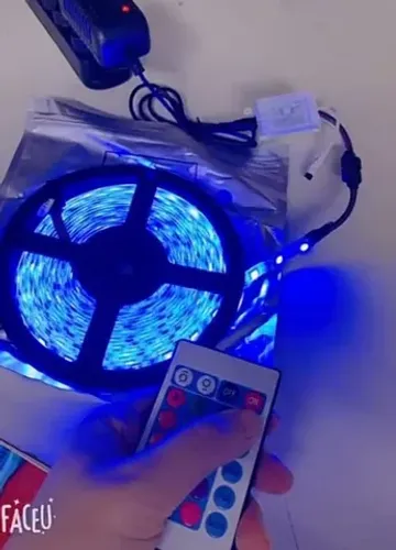 Fita led colorida 15 cores 5 metros