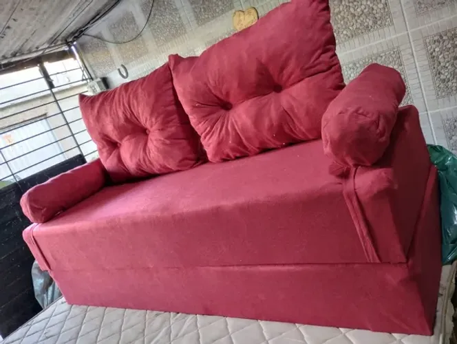 Sofa/cama 2 almofadões preço de fábrica 