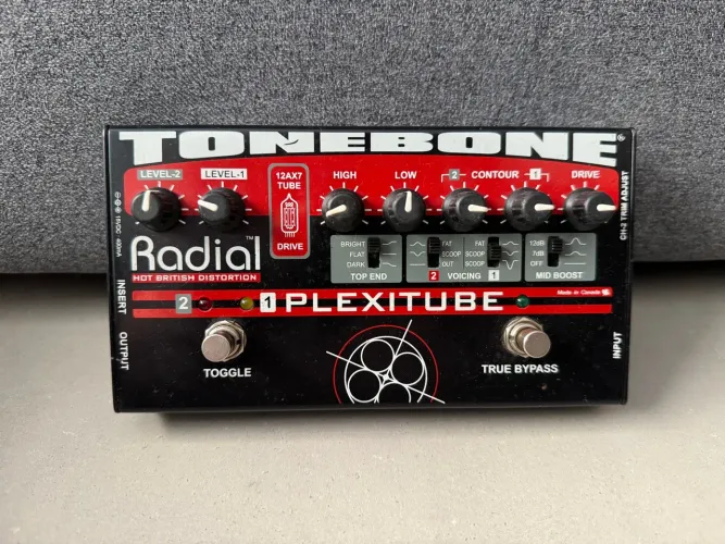 Pedal de Overdrive Radial Tonebone Plexitube