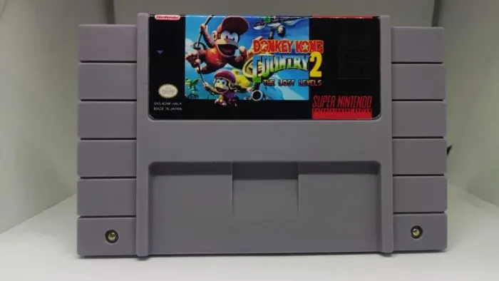 Fita / Cartucho Donkey Kong Country 2 The Lost Levels em Português - SNES Super Nintendo