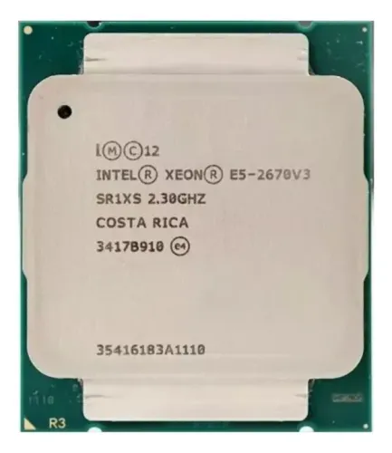 Processador Intel Xeon E5-2670 V3 Cm *4801 De 12 Núc 
