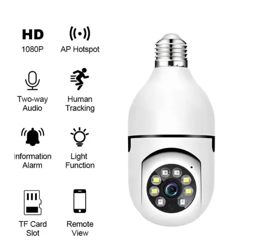 Câmera de Segurança Wi-Fi Inteligente - 1080P Full HD