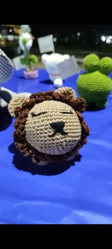 Leão de Crochê