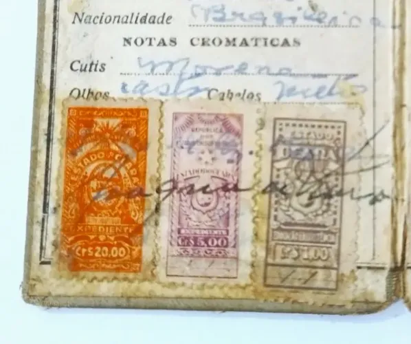 Selos antigos para colecionadores a negociar.