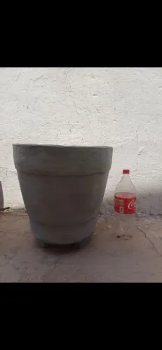 Vaso grande concreto reforcado com pés novo design moderno retirar 