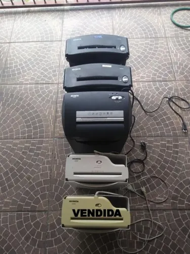 Lote com fragmentadoras com defeito (somente venda)