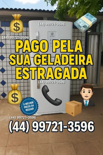 Pago por geladeiras ESTRAGADAS