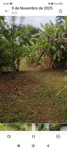 Chácara com córrego 3.600 mts com rancho 