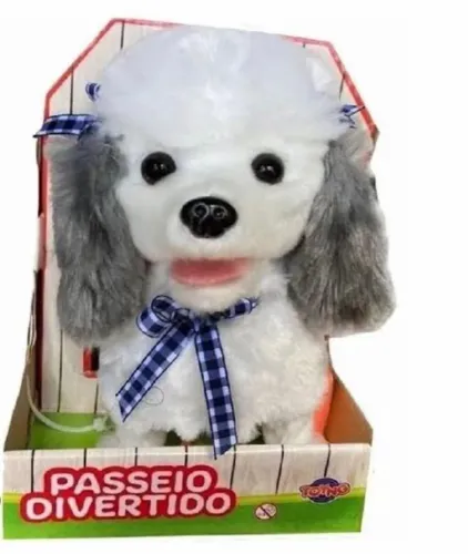 Cachorro de pelúcia decorativo