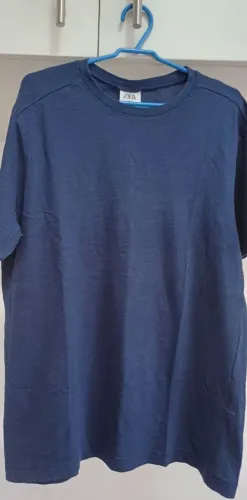 Camiseta M/C Azul - Zara