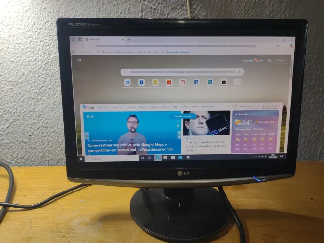 Monitor LG 19 Pol VGA e Dvi widescren 