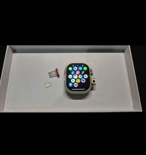 Relógio Smartwatch HW ULTRA 2 CALL com entrada para chip 