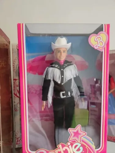 Boneco Ken Wester Barbie The Movie o filme