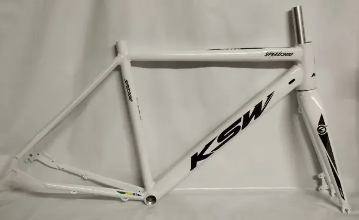 Quadro KSW Speed 300  Disco Tam: 52 Branco + Garfo Novo