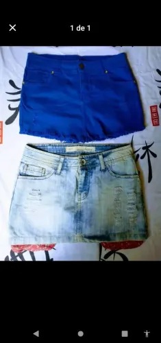  2 Saias Jeans e Azul