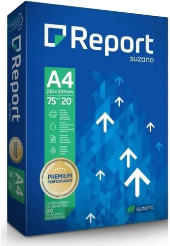 Papel Report A4 75g 500F (LEIA) - suzano