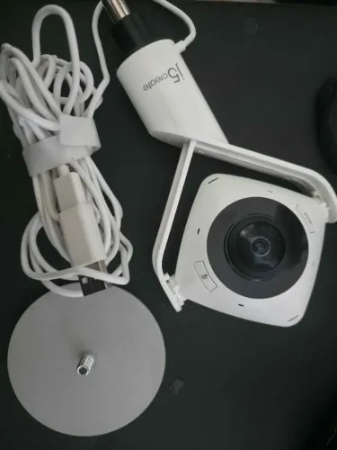Webcam J5create 360 Graus Em Toda A Reunião Câmera 1080p Hd, usado, na caixa, sem garantia