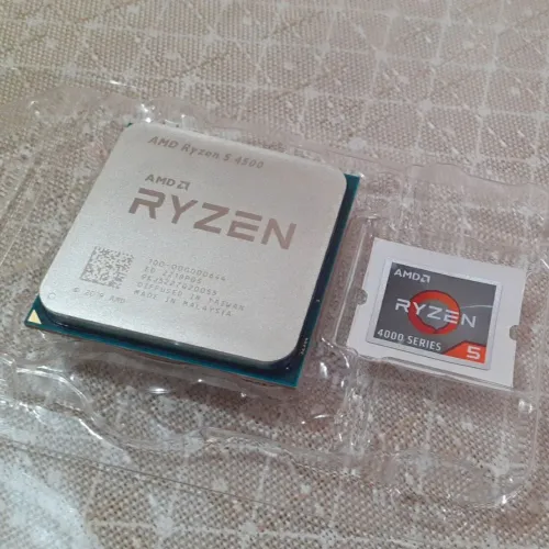 Processador AMD Ryzen 5 4500 Socket AM4 e Ventoinha Dissipadora de Calor.