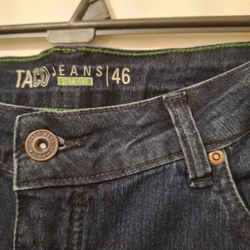 Calça jeans TACO 46 cintura alta, feminina. Perfeita! 