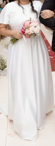 Vestido noiva casamento simples