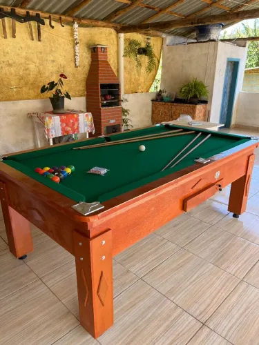 Sinuca Comercial Verniz Verde Tradicional 