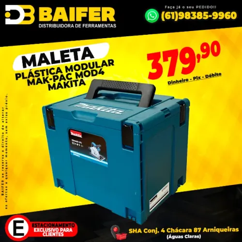 Maleta Plástica Modular Mak-Pac Mod4 Makita
