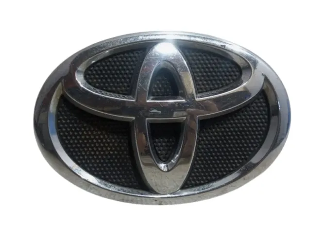 Emblema Dianteiro Grade Frontal Toyota Corolla 2008 A 2014 Cromada
