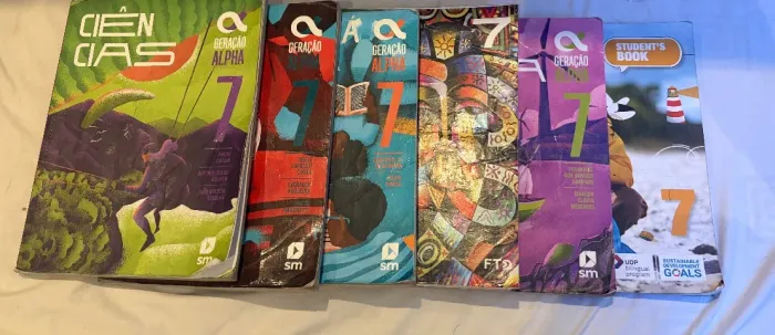 Livros didáticos da editora Sm 7 ano 