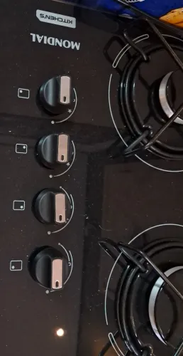 Cooktop Com defeito no botão