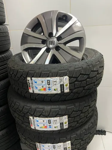Jogo de rodas aro 16 e 17 Fiat Toro 