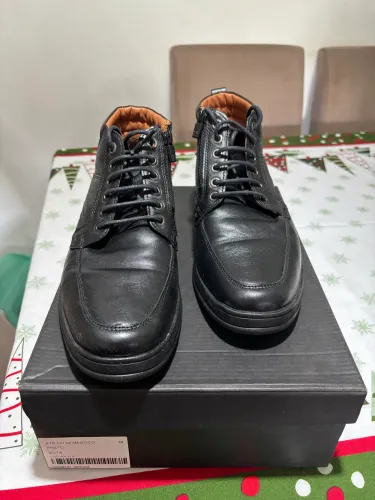 Coturno masculino de couro - Gocomfort