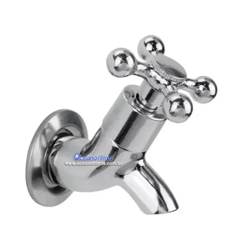 Torneira em aço inox para bebedouro industrial 