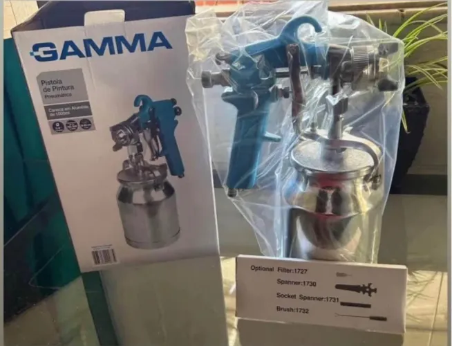 Pistola de pintura pneumática gamma