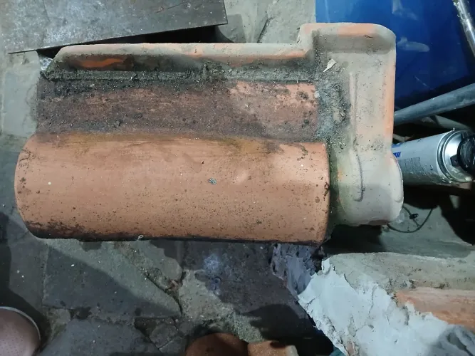 Telhas de cerâmica portuguesa Usada
