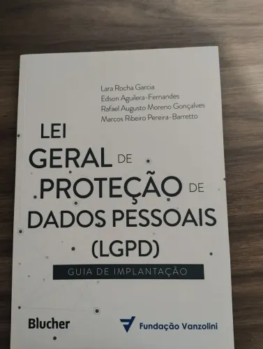 Livro lei geral de proteção de dados pessoais