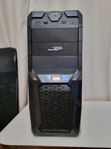 Gabinete Gamer Sentey Preto com 1 Fan c/ Led 3 Baías