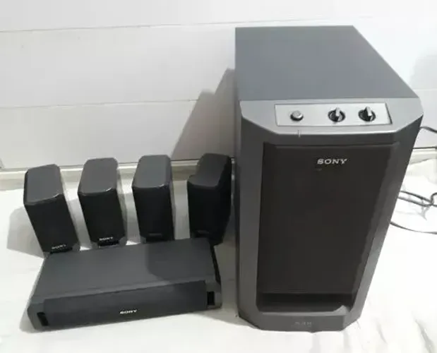 CONJUNTO SONY 5 CAIXAS ACÚSTICAS + SUBWOOFER ATIVO SS- WMS315 70W IMPORTADO 110V :)