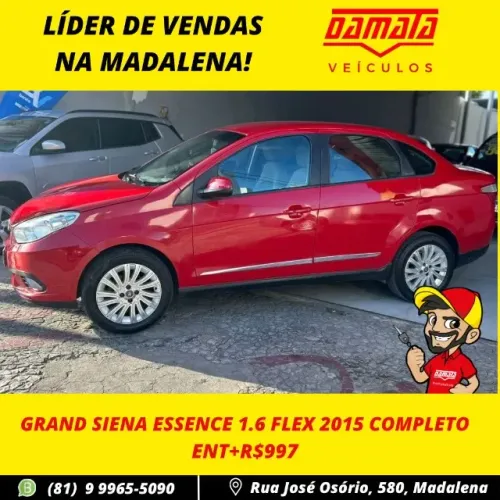 FIAT GRAND SIENA ESSENCE 1.6 FLEX 16V 2015 COMPLETO/IPVA 2025 PAGO