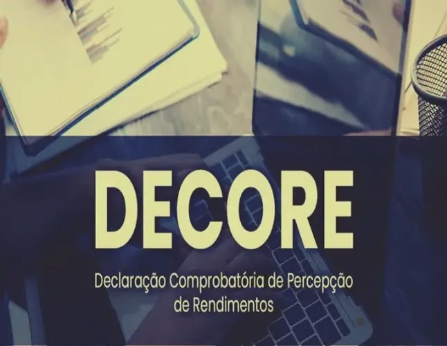 Decore -  Declaração Comprobatória de Percepção de Rendimentos.