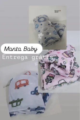 Manta Baby - Super Macia e Acolhedora - ENTREGA GRÁTIS