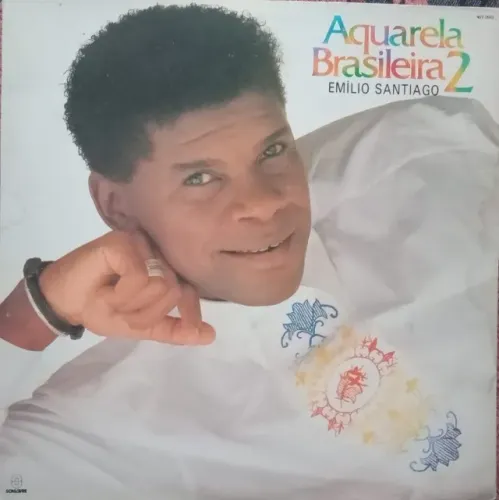 LP-Disco Vinil-Emilio Santiago-Aquarela Brasileira 2-Ano 1989