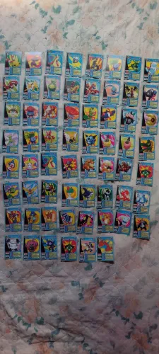 60 cartinhas do Pokémon