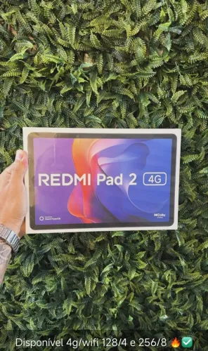 Redmi Pad2 4g/wi-fi novo Lacrado disponível no 128gb ou 256gb